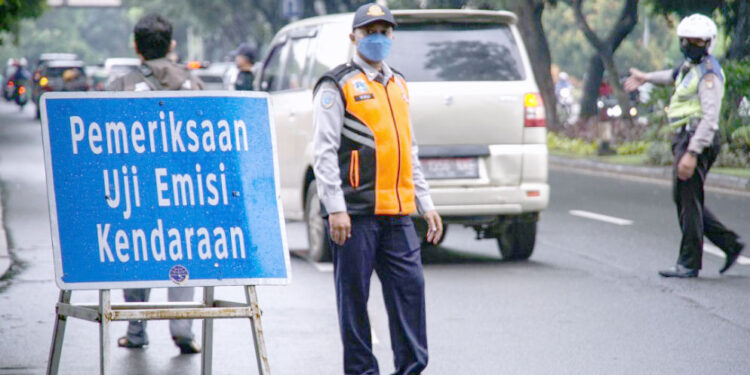 Lokasi Tilang Uji Emisi di Jakarta Berpindah-Pindah Setiap Minggu