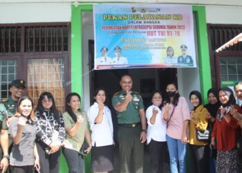 Hari Kontrasepsi Sedunia dan HUT TNI ke 78, Pemkab Toraja Utara Gelar Pelayanan KB Gratis