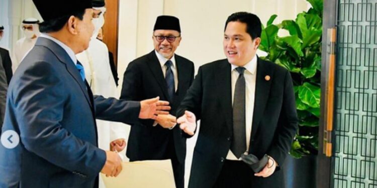 Dukungan Masyakarat pada Erick Thohir untuk jadi Cawapres Prabowo Semakin Kuat