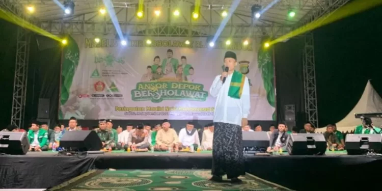 NU Depok Gerakan Generasi Milenial dengan Zikir dan Shalawat