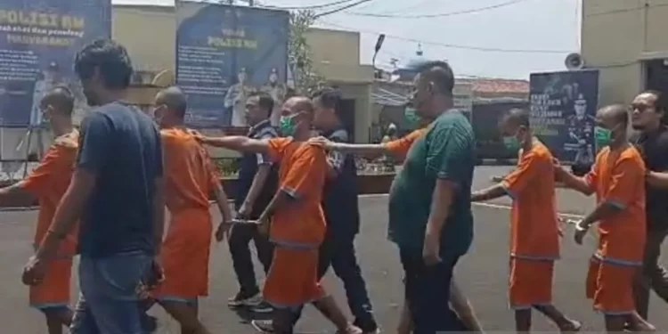 Polres Cianjur Berhasil Meringkus Enam Pencuri Puluhan Kambing