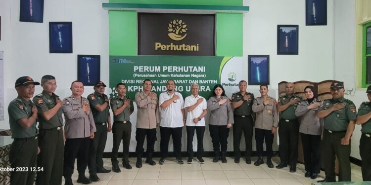 Perhutani KPH Bandung Utara terima kunjungan Binmas Polda Jabar