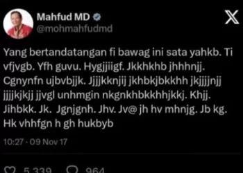Menolak Lupa Cuitan Mahfud MD yang Berantakan akibat Dibajak Sang Cucu