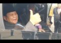 Kemungkinan Jadi Cawapres Ganjar, Prabowo Beri Tanda Jempol