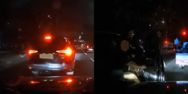 Video Viral: Sopir Fortuner Pelat Dinas Polisi Ancam Pengendara di Jakut