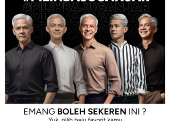 Ganjar Pranowo Ajak Publik Pilih Gaya Busana Lewat Voting