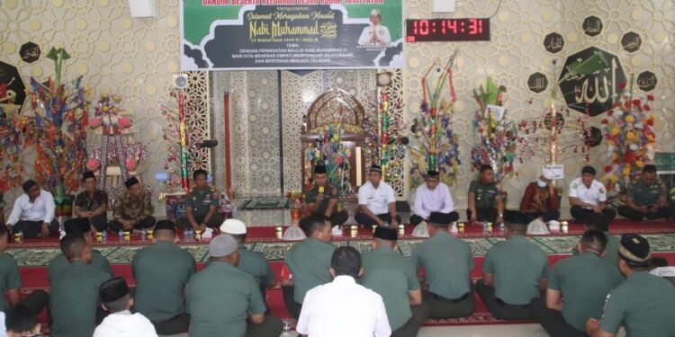 Letkol Inf Monfi Ade Chandra, Hadiri Acara Peringatan Kelahiran Nabi Muhammad SAW