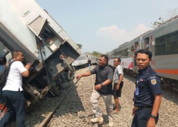 KA Argo Semeru Anjlok di Lintasan Stasiun Sentolo-Wates