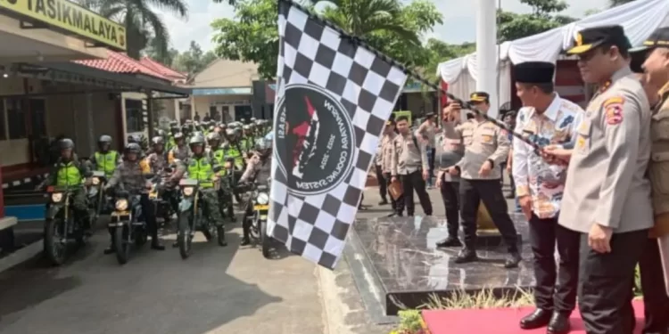 Polri Kampanyekan Pemilu Damai ke Daerah Pelosok Tasikmalaya