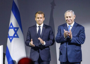 Presiden Prancis Macron Temui PM Israel Netanyahu untuk Perdamaian di Tel Aviv