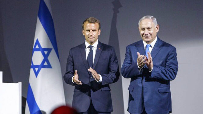 Presiden Prancis Macron Temui PM Israel Netanyahu untuk Perdamaian di Tel Aviv