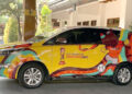 Gibran Sulap Mobil Dinas Nuansa Kuning dengan Logo Piala Dunia U-17