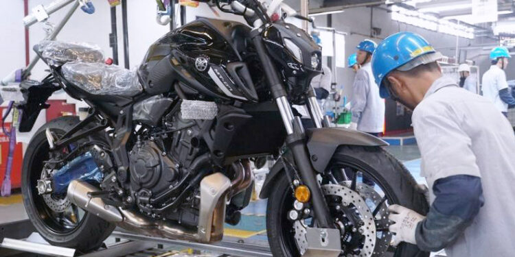 Moge MT-07 Produksi Lokal Incar Peran Patwal pada Pilpres 2024