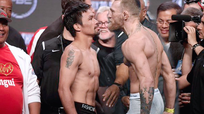 McGregor Ancam Tendang Pacquiao, Pacman Beri Jawaban Kocak