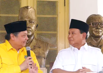Prabowo Subianto Puji Airlangga Hartarto di Rapimnas Golkar