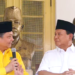 Prabowo Subianto Puji Airlangga Hartarto di Rapimnas Golkar