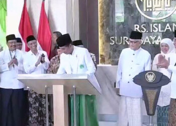 Presiden Jokowi Resmikan Gedung Tower RSIS A Yani di Surabaya