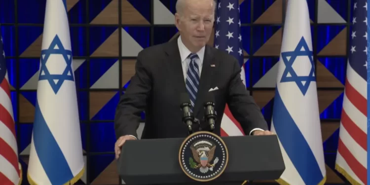 Joe Biden Bungkam saat Ditanya Terkait Tindakan Israel