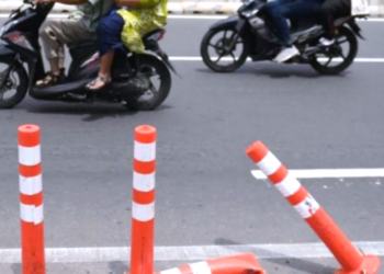 Dishub DKI Jakarta Cabut Stick Cone Jalur Sepeda demi Keselamatan