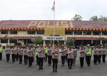 Polres Garut Gelar Deklarasi Pemuda Bersatu Wujudkan Pemilu Damai