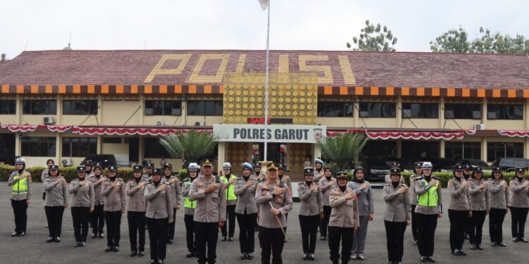 Polres Garut Gelar Deklarasi Pemuda Bersatu Wujudkan Pemilu Damai