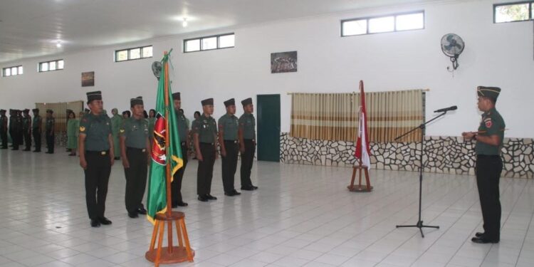 Korp Raport di Aula Pongtiku, Dandim 1414 Tana Toraja: Bentuk Prestasi Dedikasi Kerja