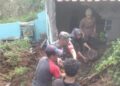 Satu Rumah Rusak Parah dan Belasan Lainnya Terancam Longsor di Cianjur