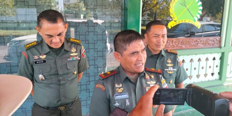 Danrem 141 Toddopuli Kunker ke Kodim 1403 Palopo, Tegaskan Netralitas TNI di Pemilu