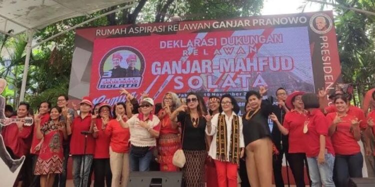 Gatot Eddy Pramono, Hadiri Deklarasi Relawan Solata Domai 513 Nasional Ganjar-Mahfud