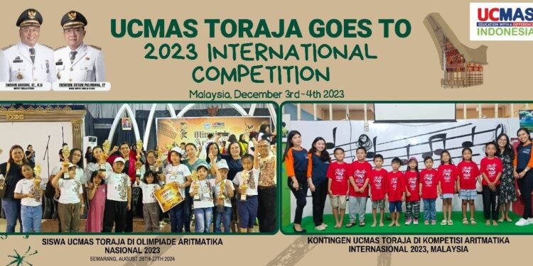 Bupati Toraja Utara, Besok Lepas 9 Siswa UCMAS Bertarung di Olimpiade Aritmetika Internasional di Malaysia