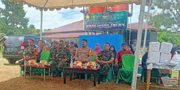 KASAD Resmikan Dua Titik Sumur Bor di Mappedeceng Luwu Utara