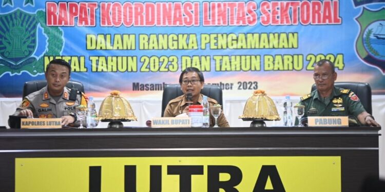 Wakil Bupati Luwu Utara, Ikuti Rakor Lintas Sektoral Jelang Nataru