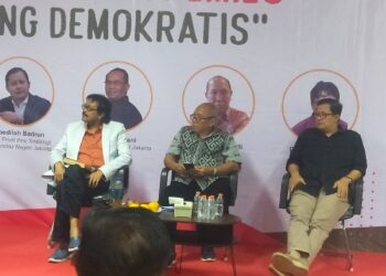 Diskusi publik berjudul Selamatkan Pemilyang Demokratis, Sabtu (13/02/2024) di Jakarta.