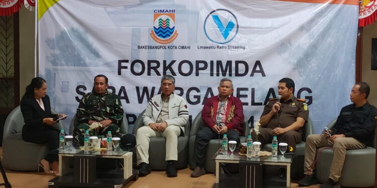 Pj Wali Kota Cimahi bersama Forkopimda Kota Cimahi gelar monitoring persiapan pemilu 2024
