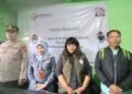 Ketua Panwascam Cidadap Kota Bandung saat menggelar Konferensi pers Senin, 5 Februari 2024