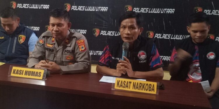 Polres Luwu Utara Press Release Ungkap Kasus Narkoba