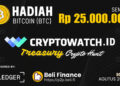 Buruan! CryptoWatch Gelar “Treasury Crypto Hunt” Berhadiah Bitcoin Senilai Rp 25 Juta
