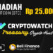 Buruan! CryptoWatch Gelar “Treasury Crypto Hunt” Berhadiah Bitcoin Senilai Rp 25 Juta