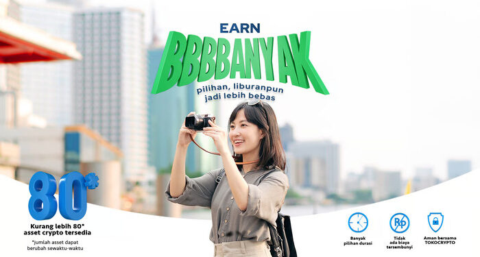 Tokocrypto Hadirkan Fitur Earn dan TKO Megadrop untuk Maksimalkan Keuntungan Investasi Kripto