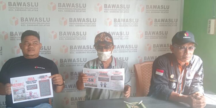Panwaslu Kecamatan Sabbang Selatan, Sosialisasi Politik Uang dan Netralitas ASN di Pasar