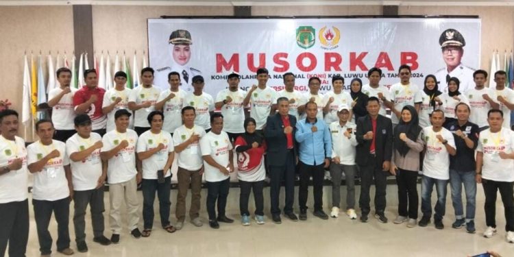 Musorkab KONI Luwu Utara 2024: Muhammad Arif Terpilih Ketua Umum