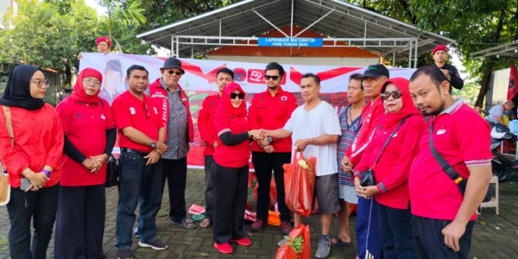 Cintai Lingkungan DPD PDI Perjuangan Sulsel Penanaman Pohon, Bentuk Ucapan HUT ke 78 Ibu Mega