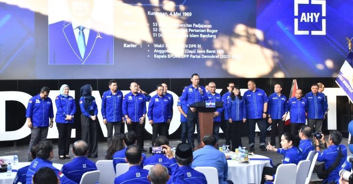 Ketua Umum Partai Demokrat Resmi Umumkan Susunan Kepengurusan DPP