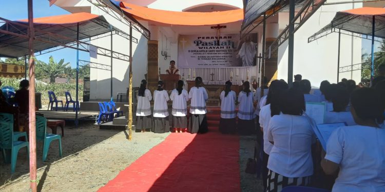 Pastor Harda, Tekankan Kemenangan Yesus atas Maut di Perayaan Paskah Wilayah II TeTe Uri
