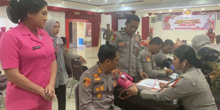 41 Kantong Darah Terkumpul, Polres Luwu Utara: Gelar Donor Darah Songsong Hari Bhayangkara ke-79