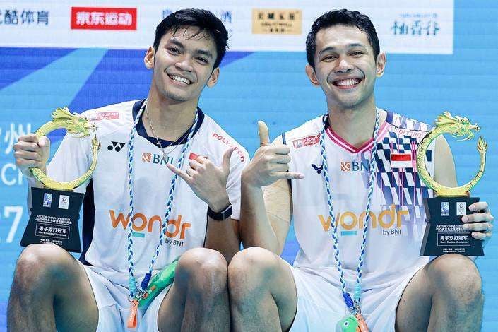Fajar/Fikri Raih Gelar Juara China Open 2025 Usai Kalahkan Wakil Malaysia