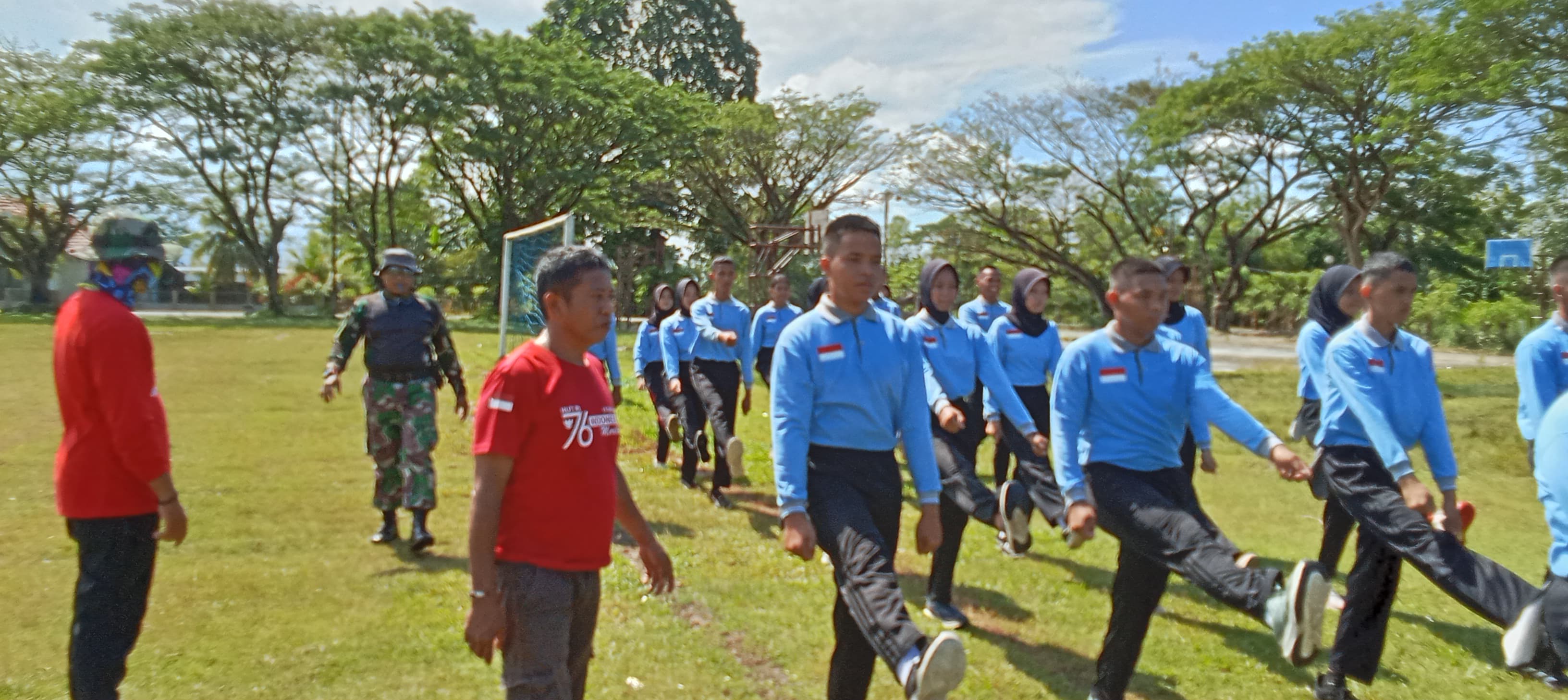 Mengintip Ketatnya Latihan Paskibraka Luwu Utara, Siapkan Diri Jelang HUT RI