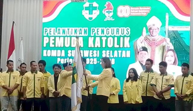 Pengurus Pemuda Katolik Komda Sulsel Resmi Dilantik