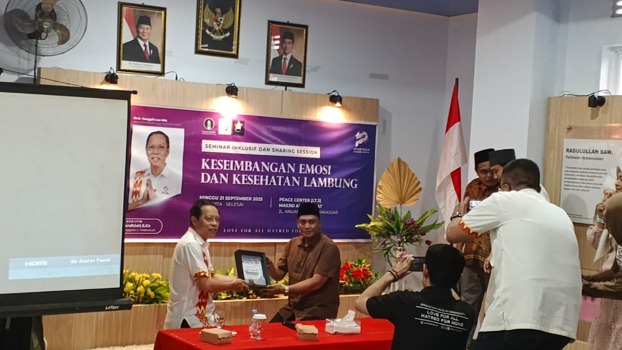 Ahmadiyah Sulsel Wujudkan Kolaborasi Lintas Iman Gelar Seminar Inklusif Bertajuk Keseimbangan Emosi dan Kesehatan Lambung