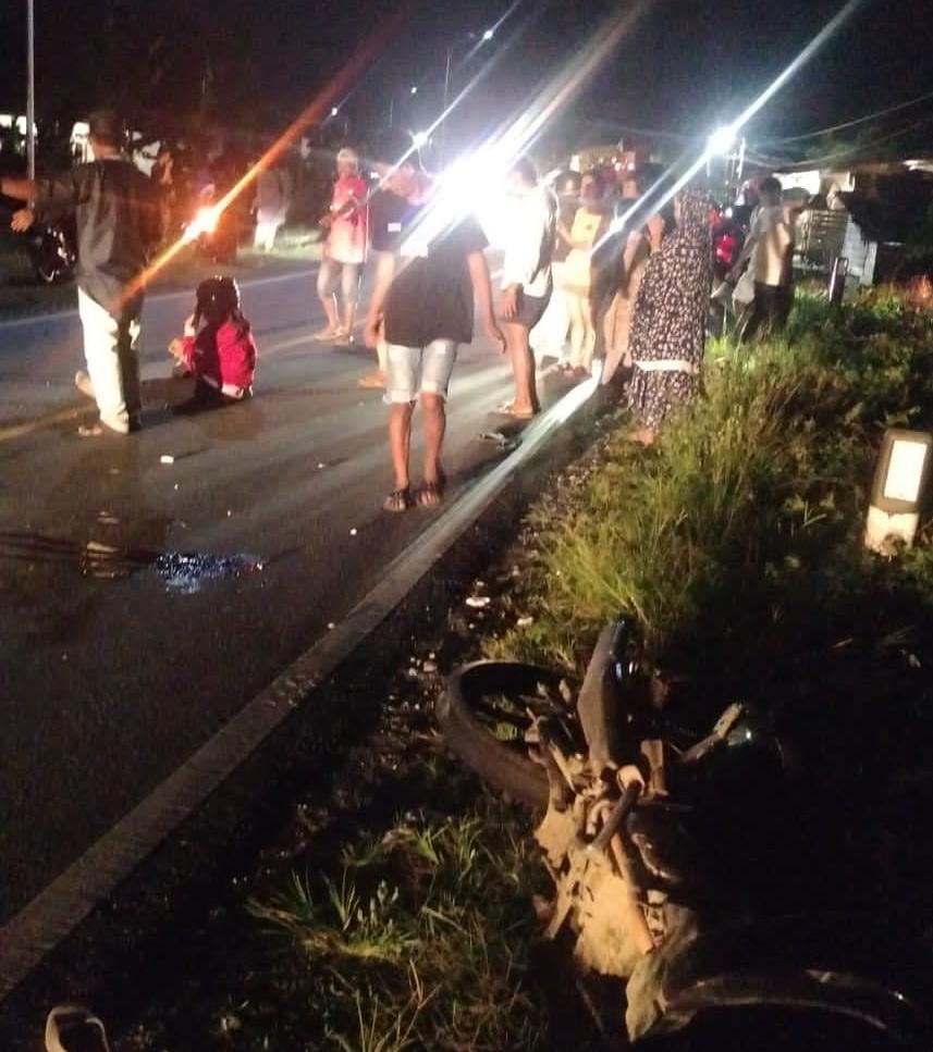 Warga Rante Bone Pemotor Suami Isteri Senggol Truk, Isteri Meninggal